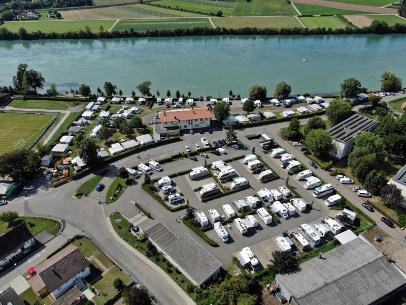 Wohnmobilstellplatz WaldshutTiengen RheinCamping